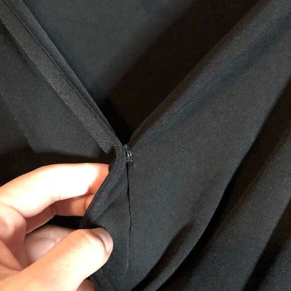 BCBGeneration black slip dress with adjustable straps - Picture 3 of 11